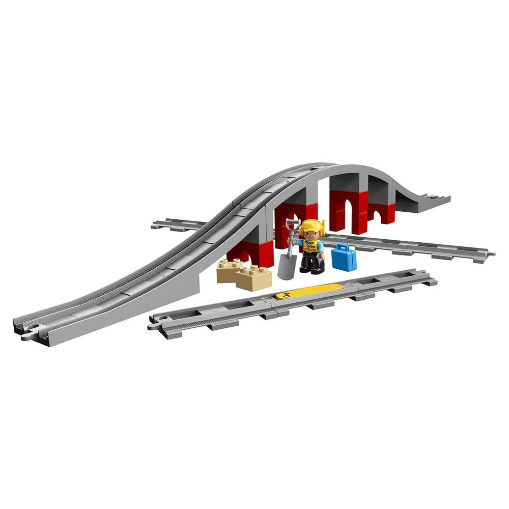 LEGO®DUPLO 10872 - LES RAILS ET LE PONT DU TRAIN