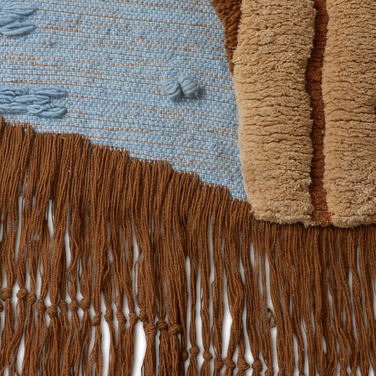 HKliving Wall Rug wandkleed 120x168 Ocean Blue