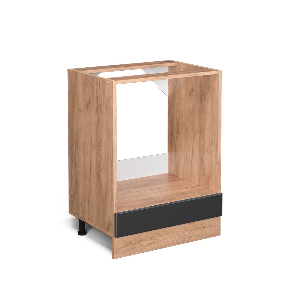 Vicco Herdumbauschrank Küchenschrank Küchenzeile R-Line 60 cm Goldkraft Anthrazit