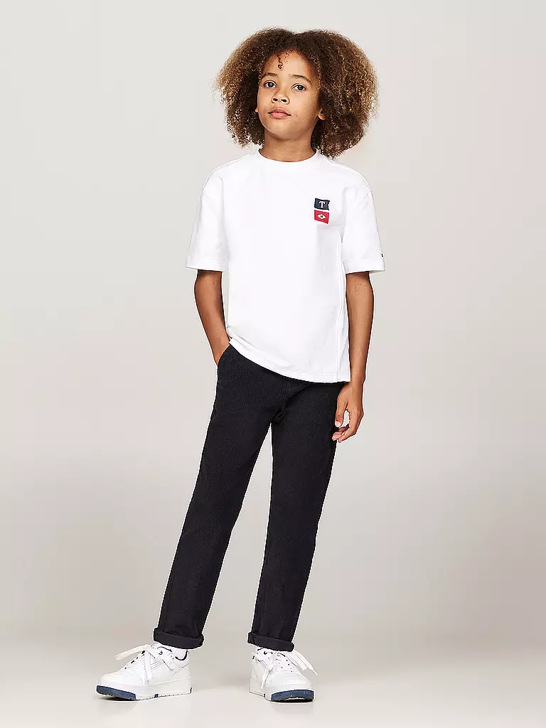TOMMY HILFIGER Jungen T-Shirt  weiss