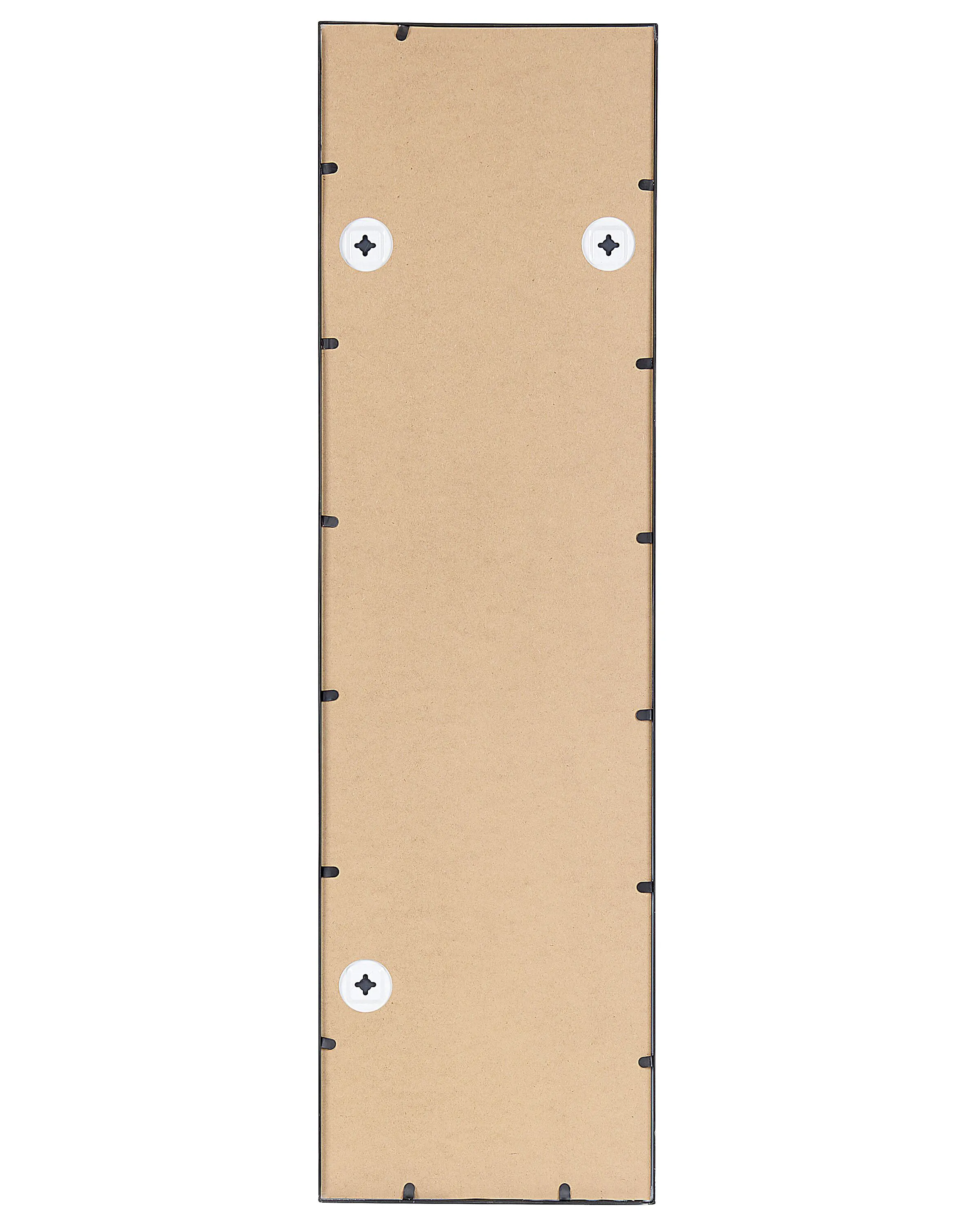 Wandspiegel CAMON 38 cm 132 cm Metaal Zwart