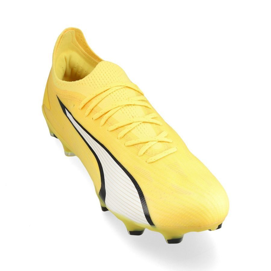 PUMA Ultra Ultimate FG/AG Voltage - Yellow Blaze/Blanc/Noir Femme