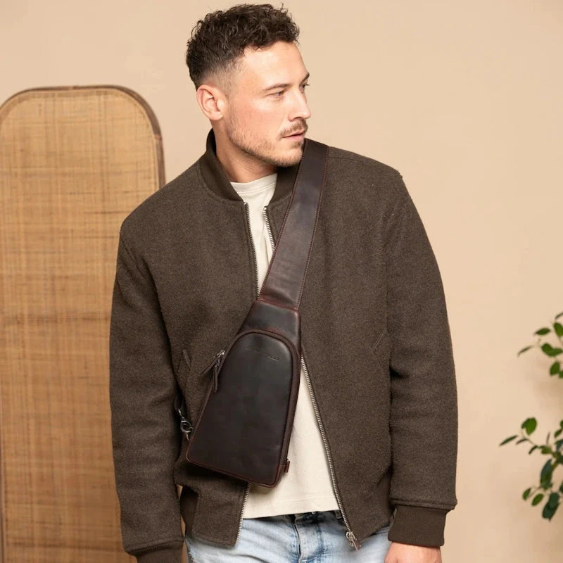 Chesterfield Brand Bowey Sling Bag Cognac