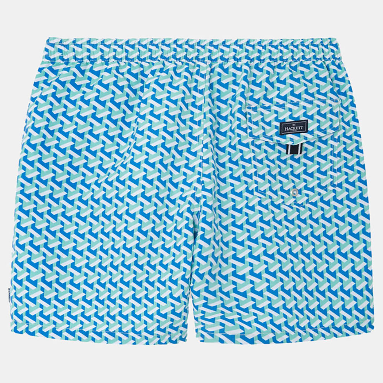 Hackett London Maillot de Bain imprimé bleu/vert