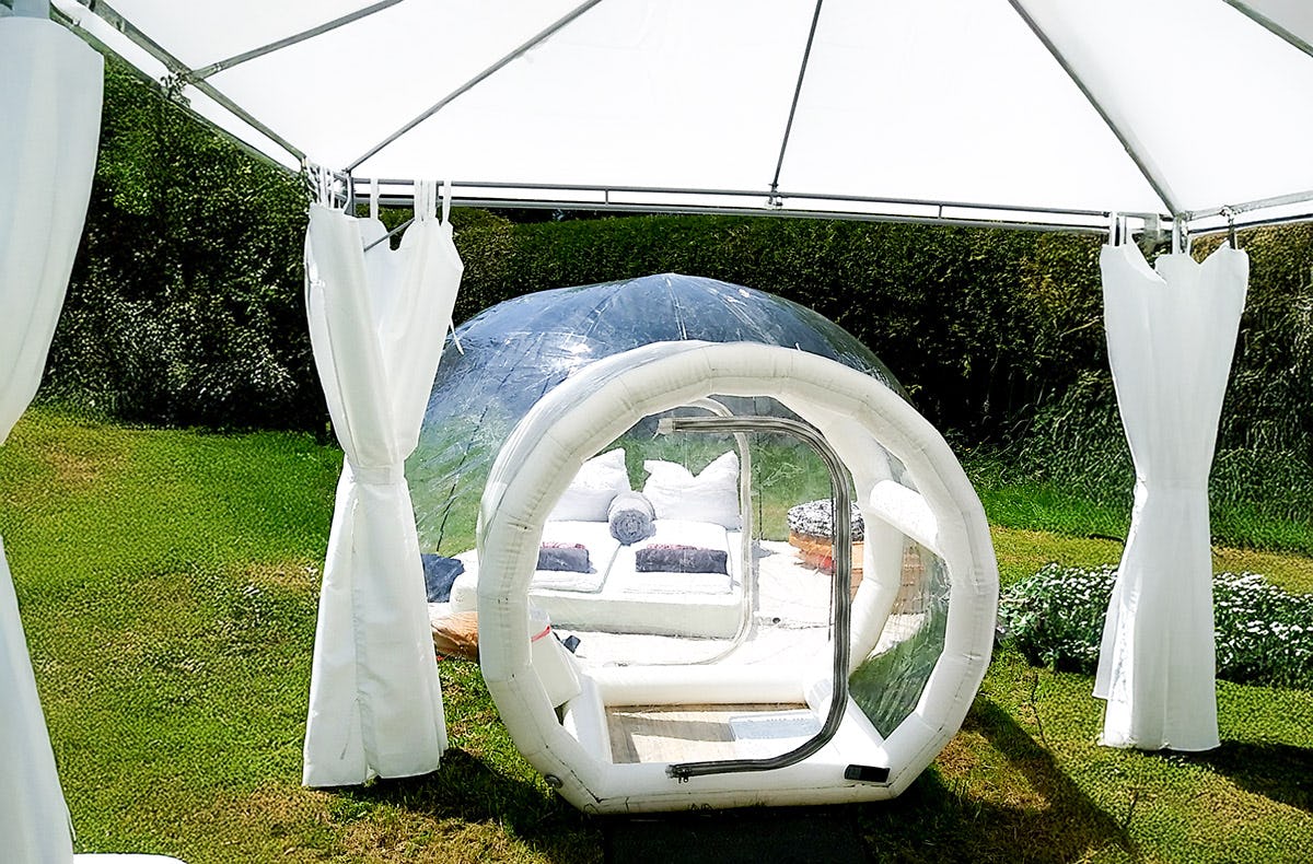 Außergewöhnliche Übernachtung im Bubble Tent Weyregg am Attersee für 2 (1 Nacht)