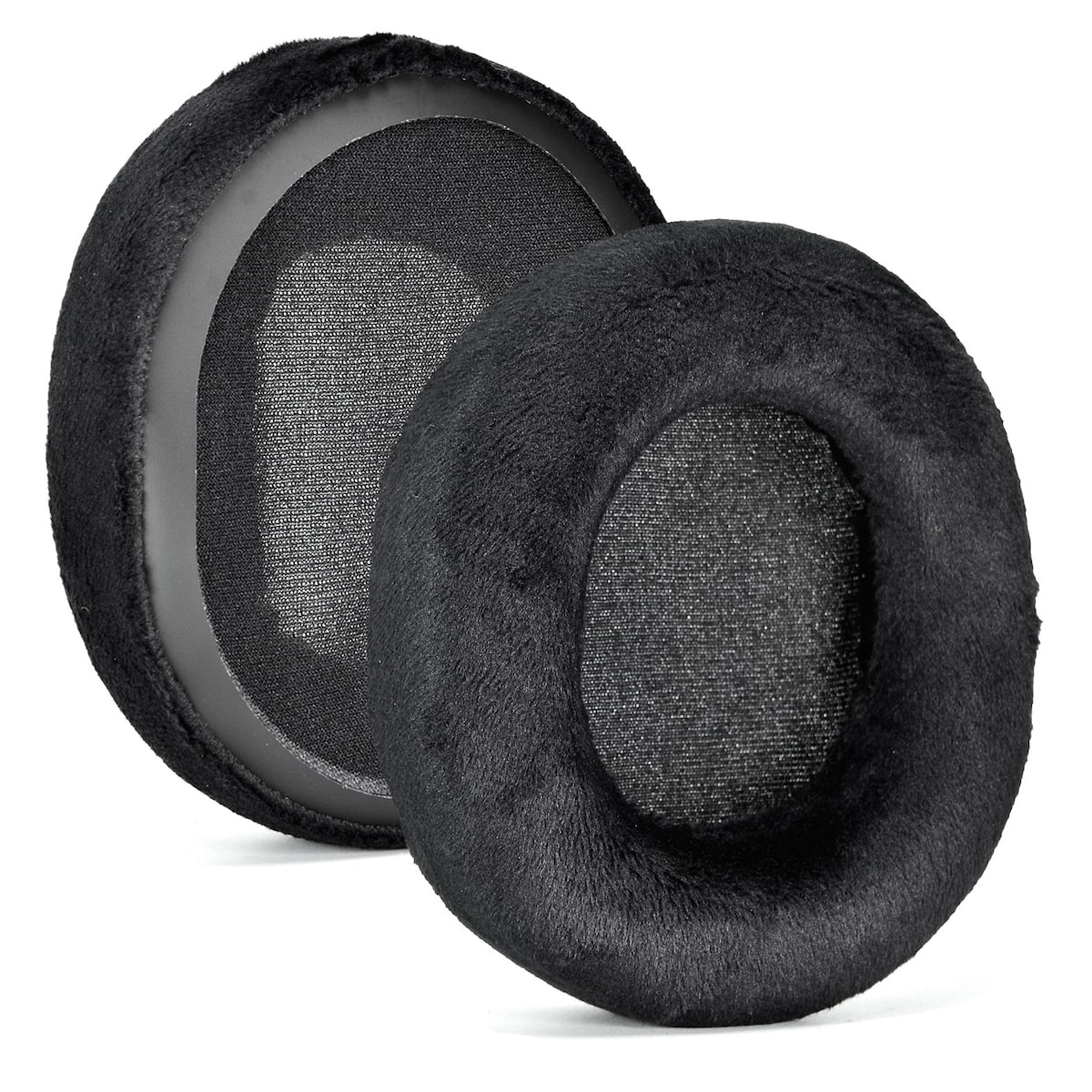 Øreputer for SteelSeries Arctis Prime/1/3/5/7/9/9X/Pro myk plysj Sort