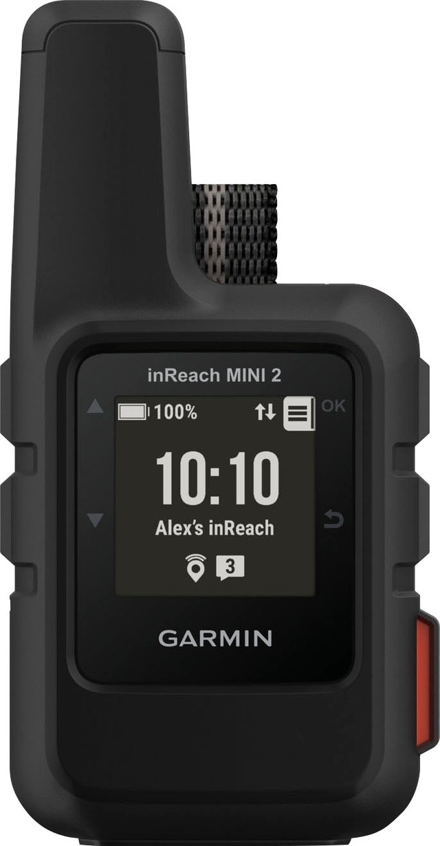 Garmin Outdoor-Navigationsgerät »Garmin inReach Mini 2 Black GPS EMEA« ( ) TracBack-Routing-Funktion, Punkt-zu-Punkt-Navigation