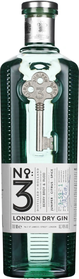 NO.3 LONDON DRY GIN 70CL