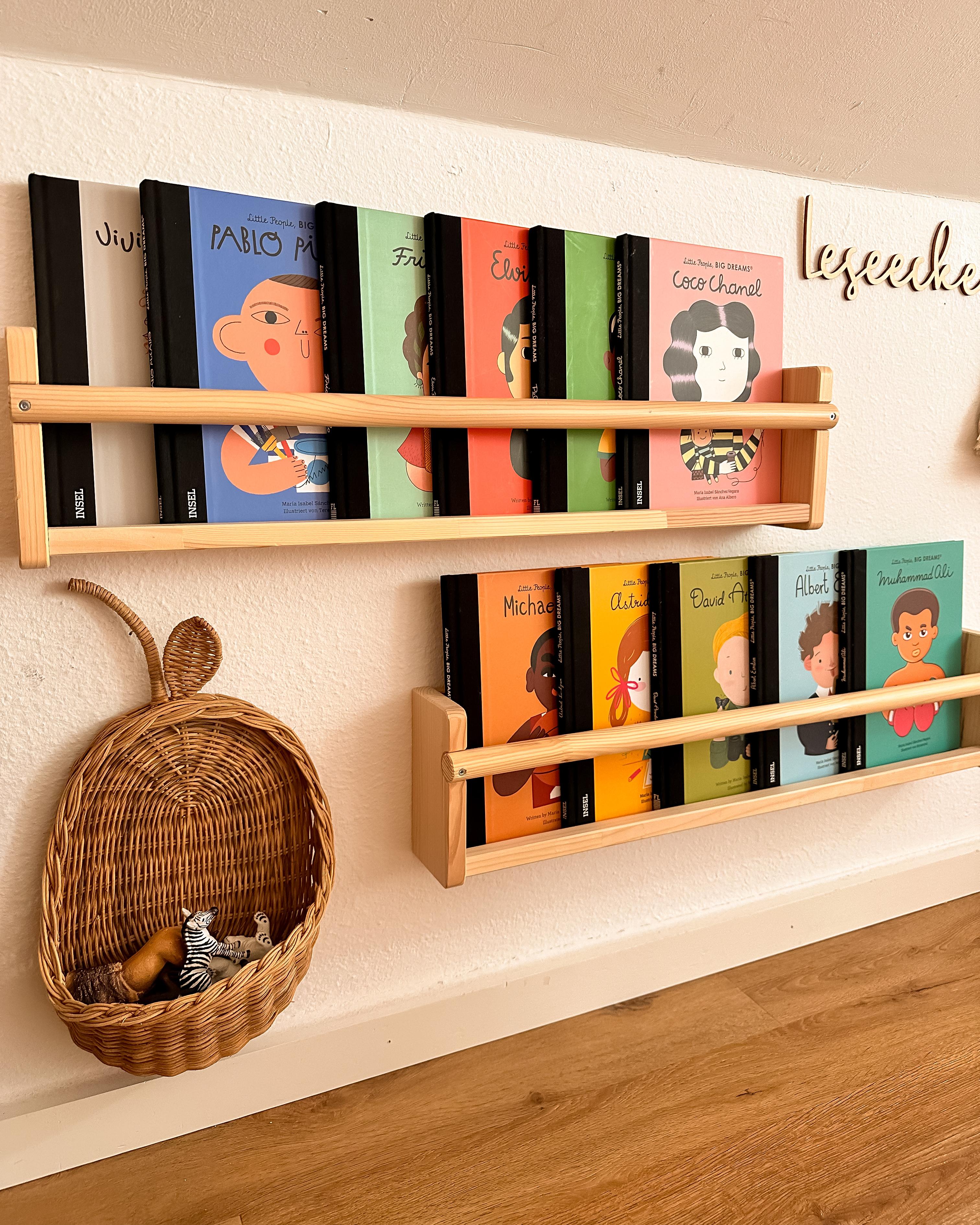 Wanddecoratie Appel MAKONDE Rotan 40 cm Natuurlijk