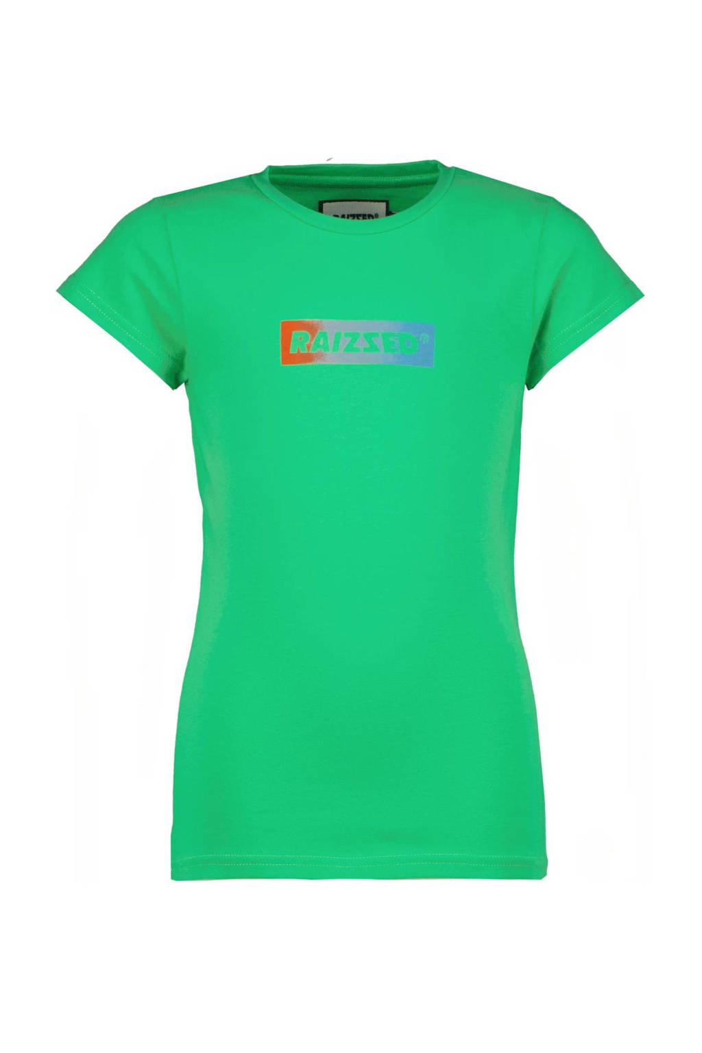 Raizzed T-shirt Denpasar met logo groen