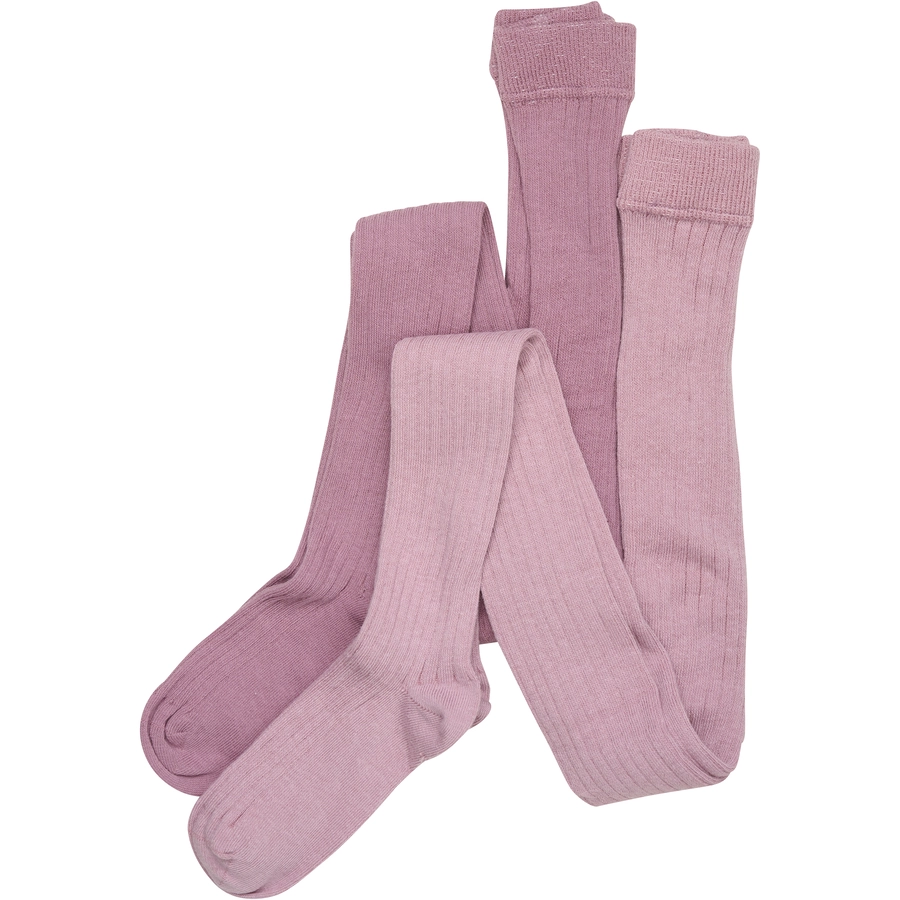 Minymo Strumpfhosen 2er Pack Orchid Haze