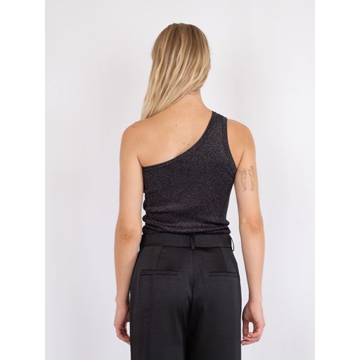 Neo Noir Clementine Glitter Knit Top, Black, 40