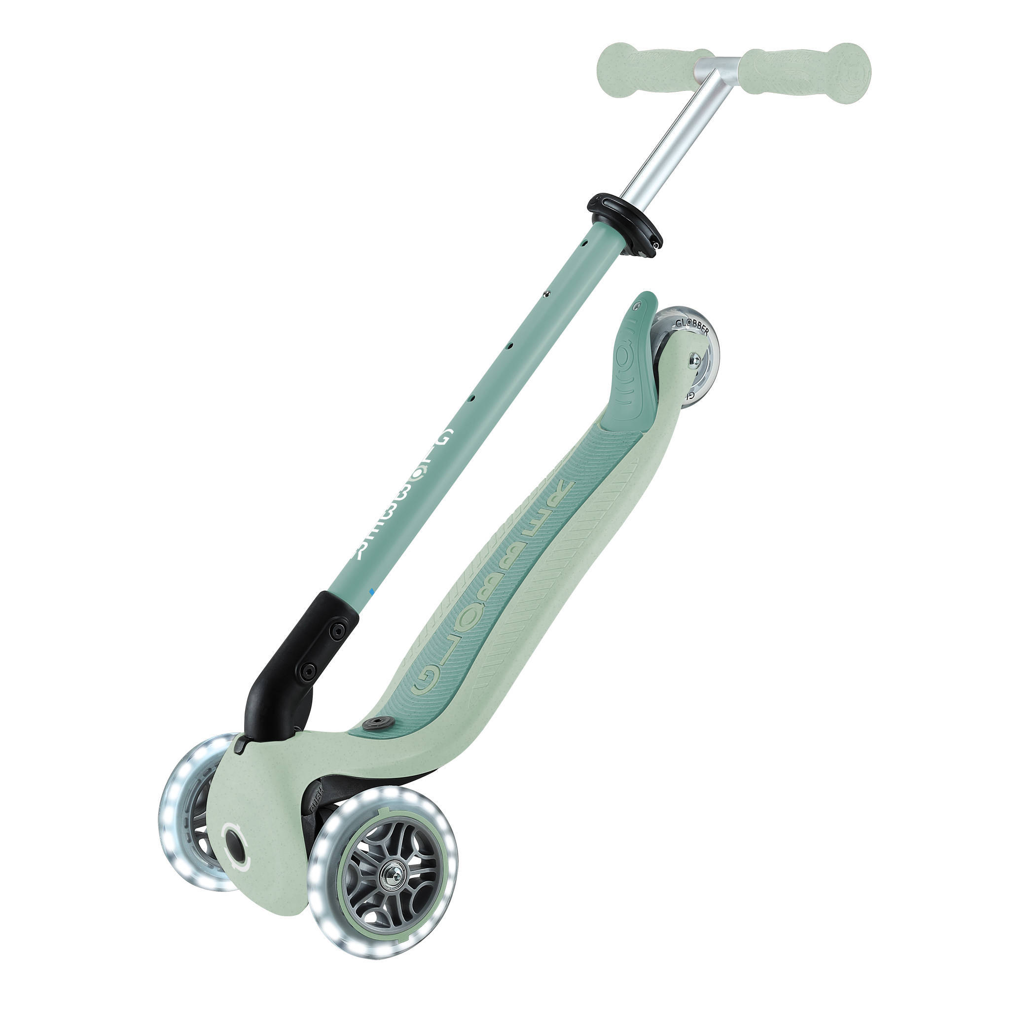 Globber Go Up Active Lights  Pistachio