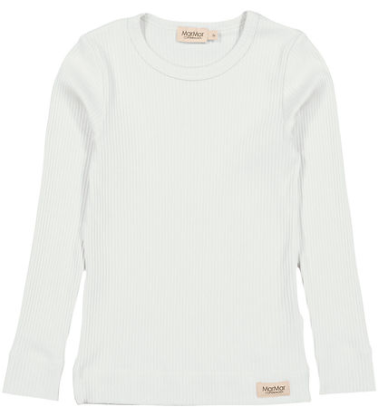 MarMar Bluse - Rib - Modal - Plain - Mint Kreide