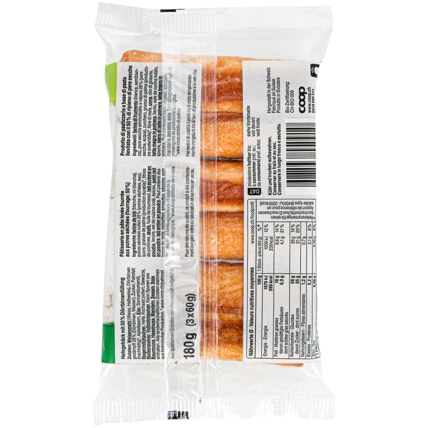Naturaplan Bio Birnweggen 3x60g