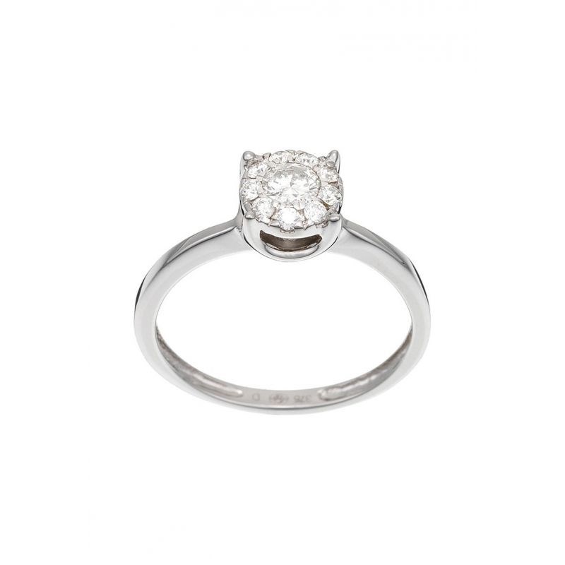Bague Luciana Or Blanc et Diamants