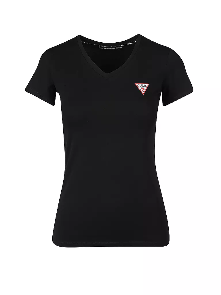 GUESS T-Shirt schwarz