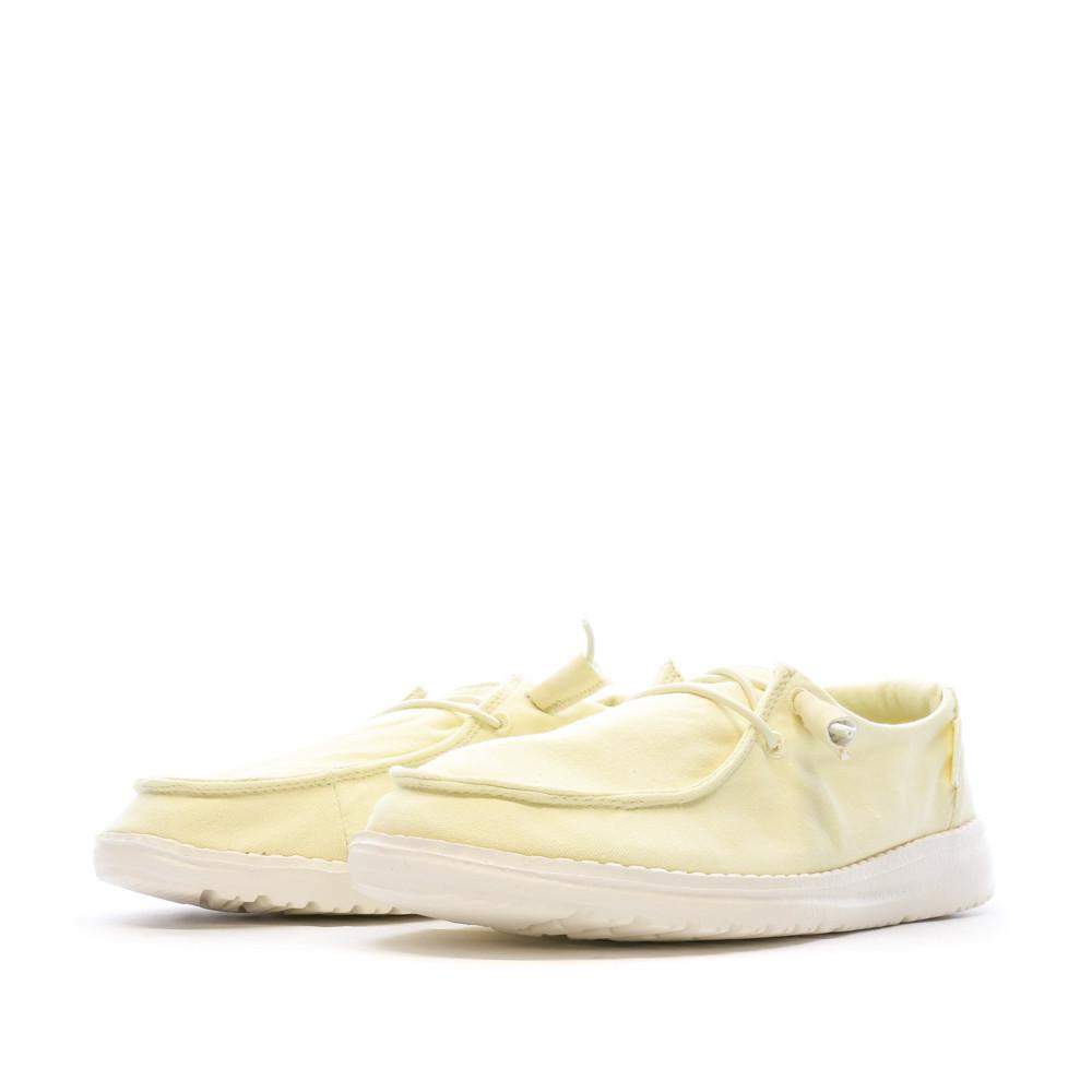 Hey Dude Chaussures Jaune Femme Hey Dude Wendy