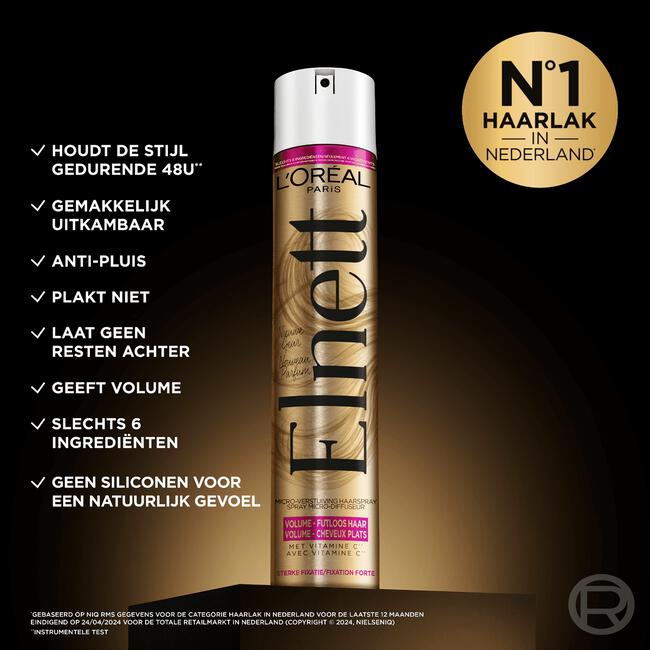 L'Oréal Paris Elnett Satin Volume Haarspray Mini 75 ML