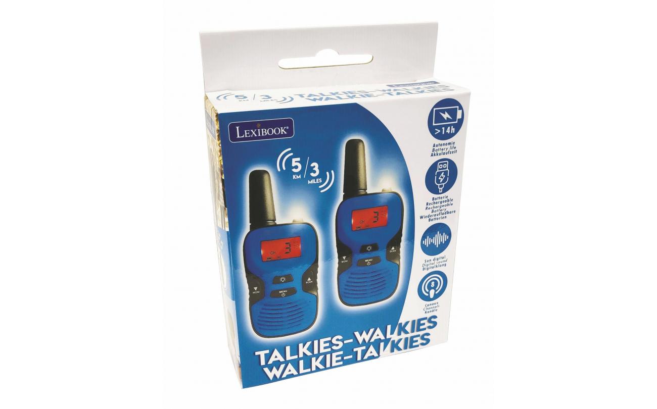 Oplaadbare walkie-talkie 5km bereik - 8 kanalen
