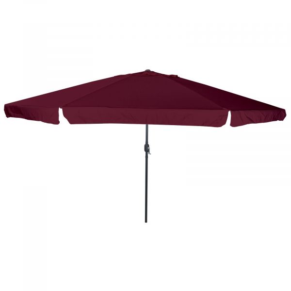 vidaXL Parasol de Jardim ø395x245 cm Bordô - 190631045