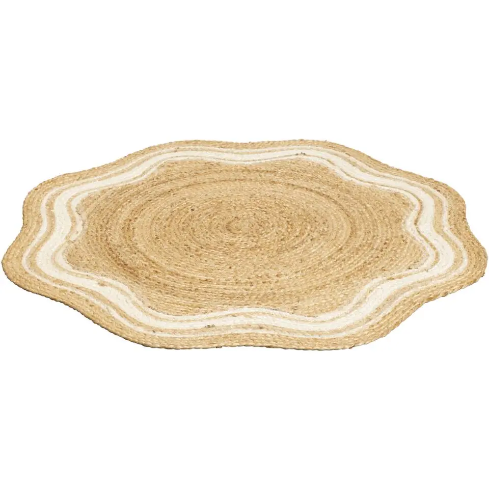 Vloerkleed Alandi - beige - Ø100 cm
