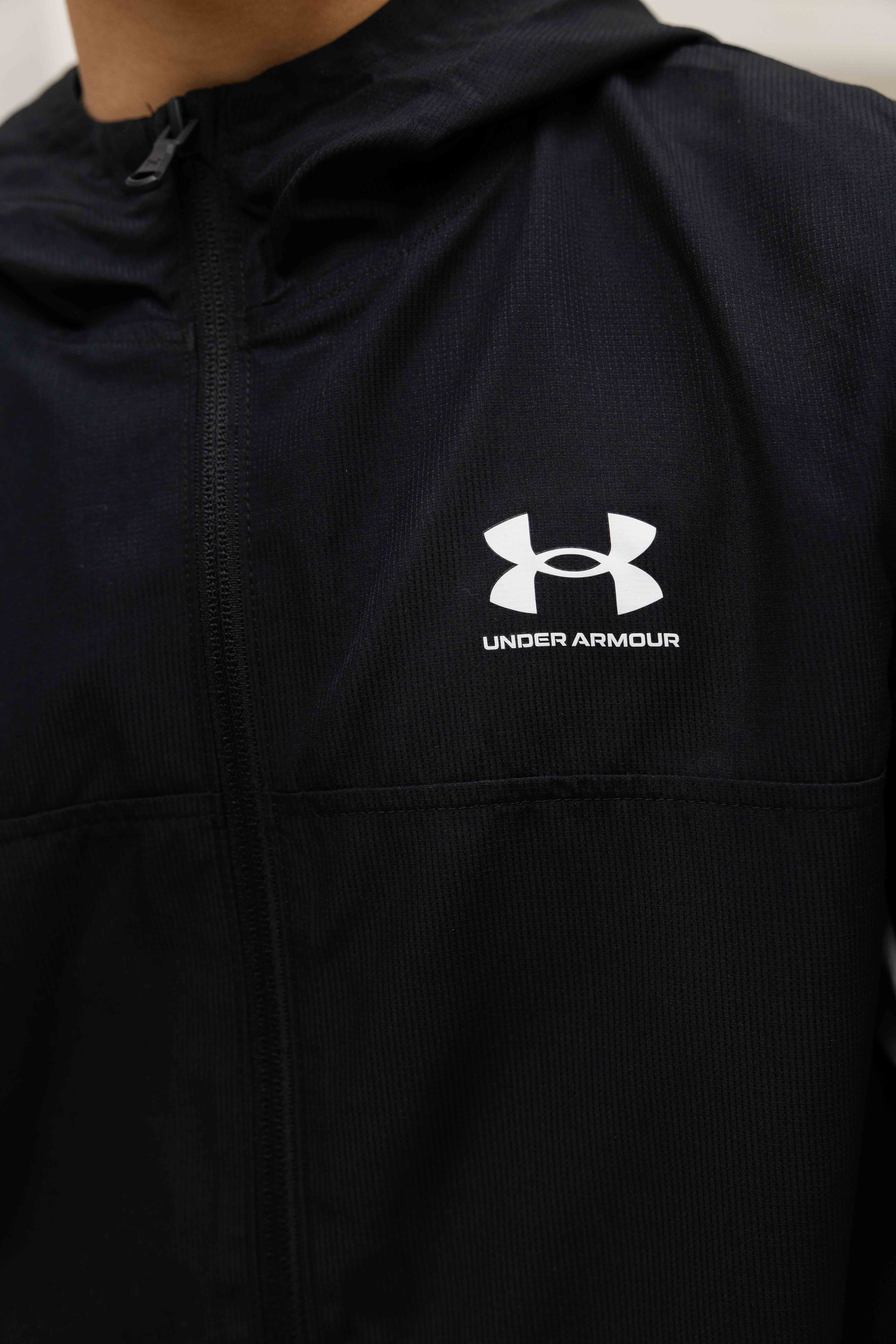 Under Armour Rival Woven Trainingspak Kids Zwart