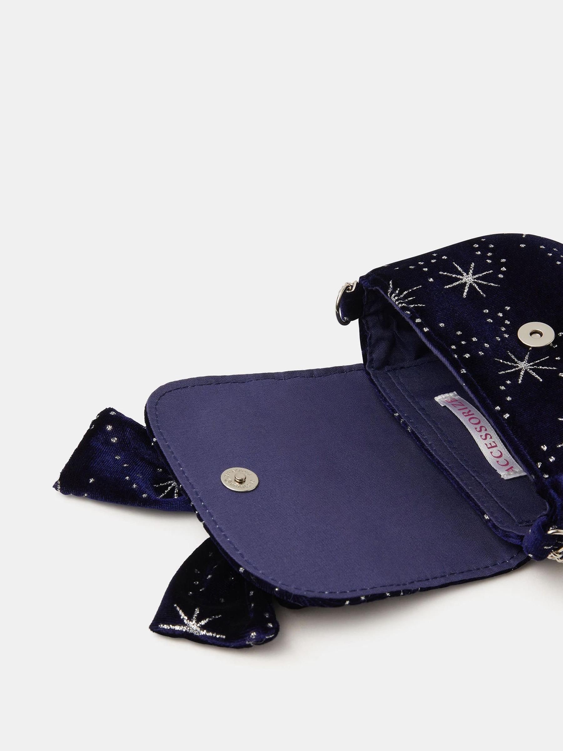 Angels By Accessorize Girls Starburst Velvet Bag