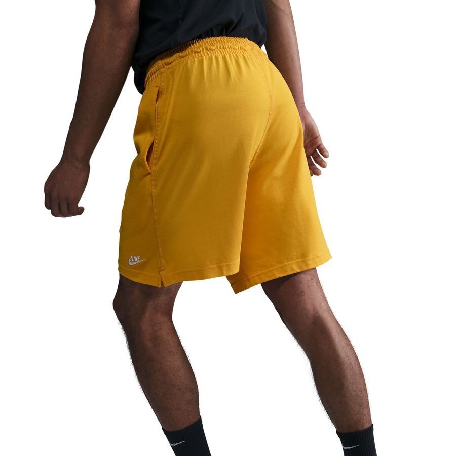 Nike Short Club - Jaune Doré/Blanc