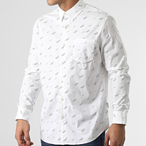 Chemise Manches Longues M2RH20-W8BX1 Blanc