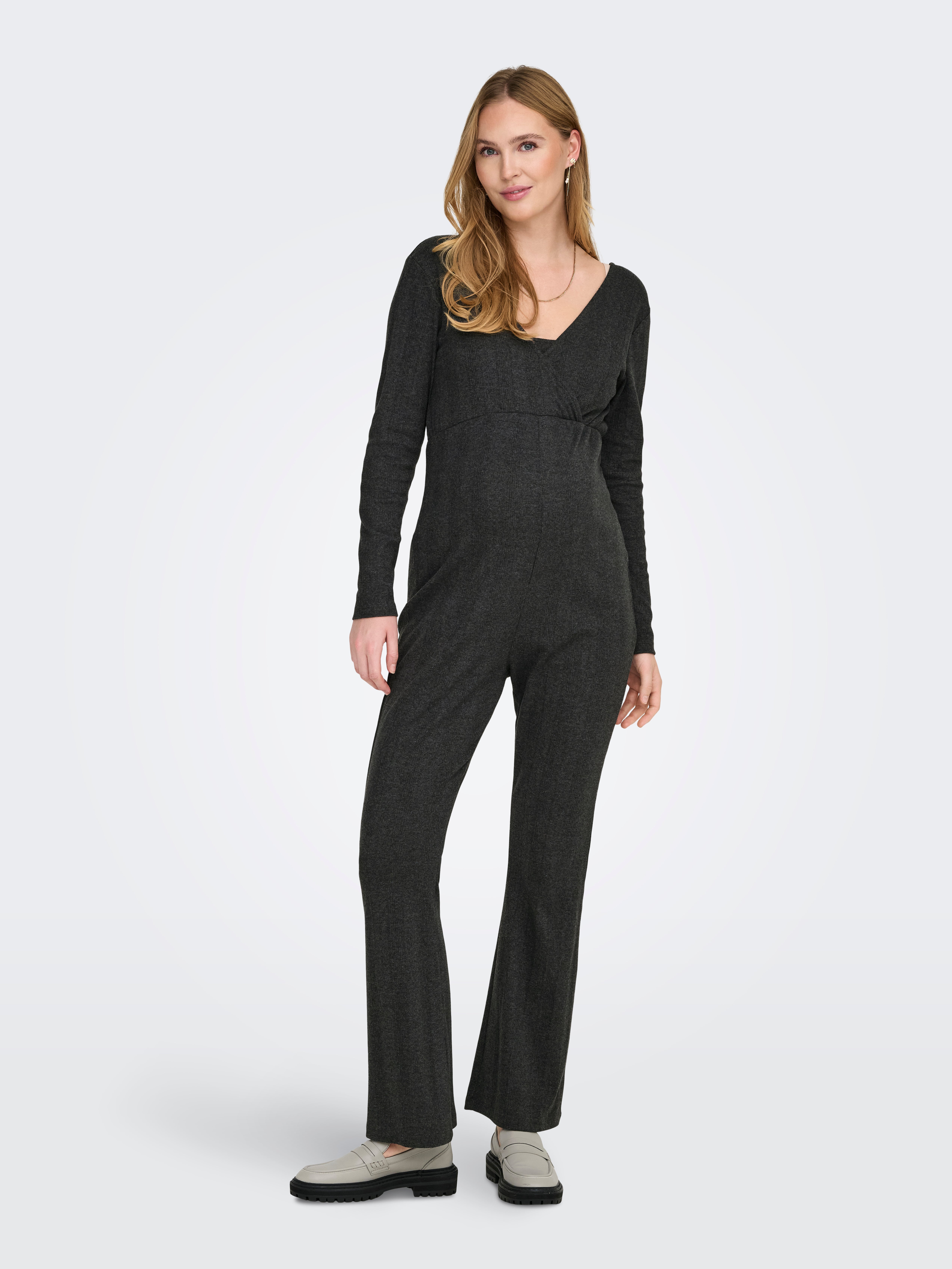 OLMLARA Jumpsuit Dark Grey Melange