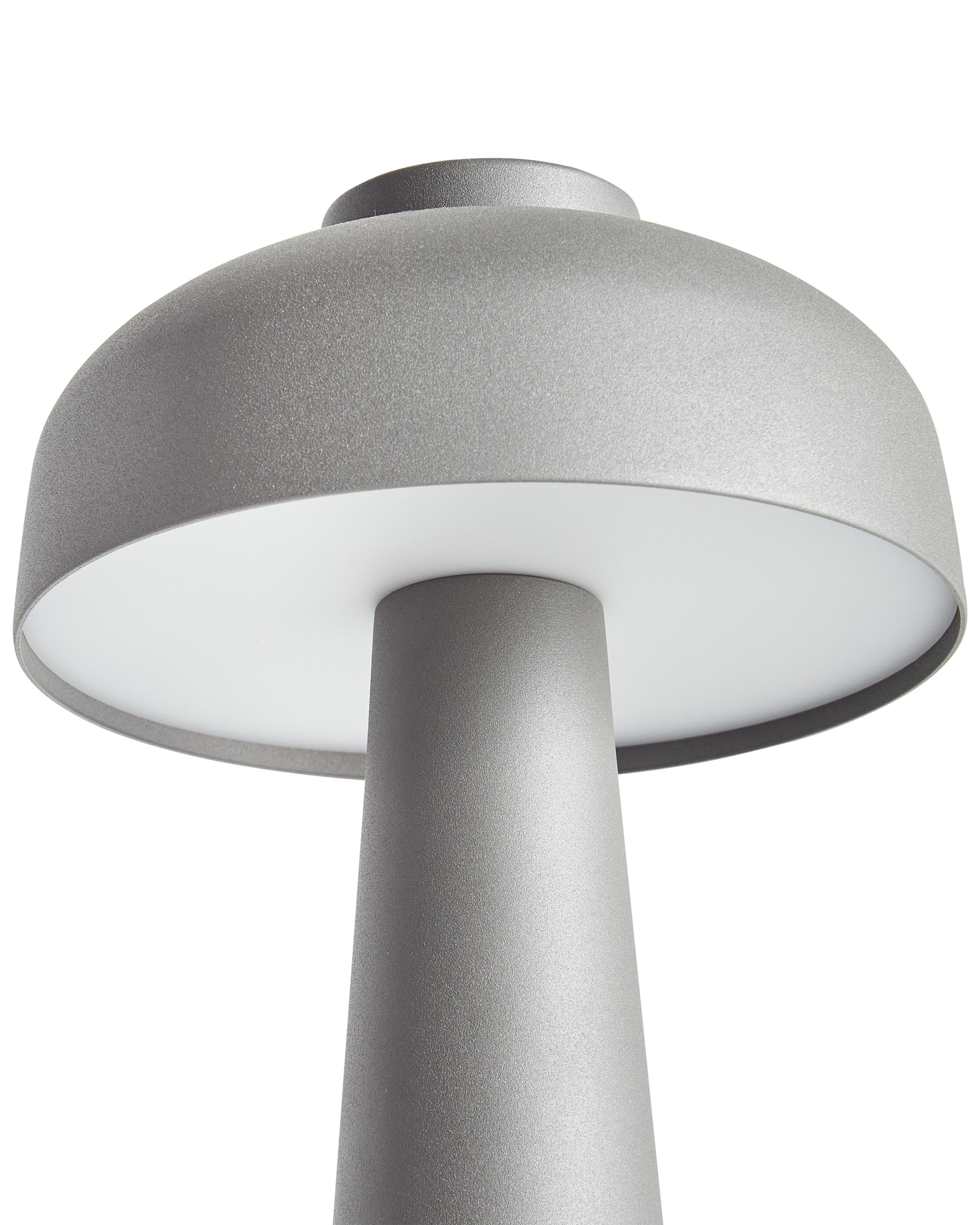 LED draadloze tafellamp AGUSAN met dimmer Metaal Grijs