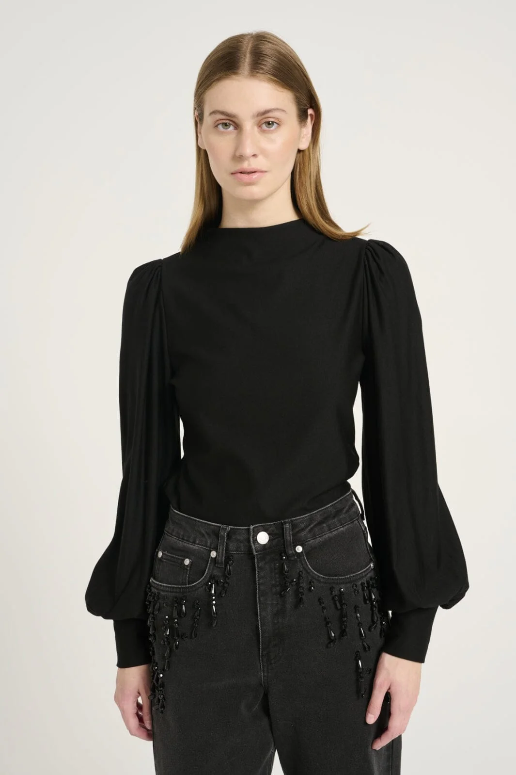 Gestuz Rifagz Puff Top 100017 black