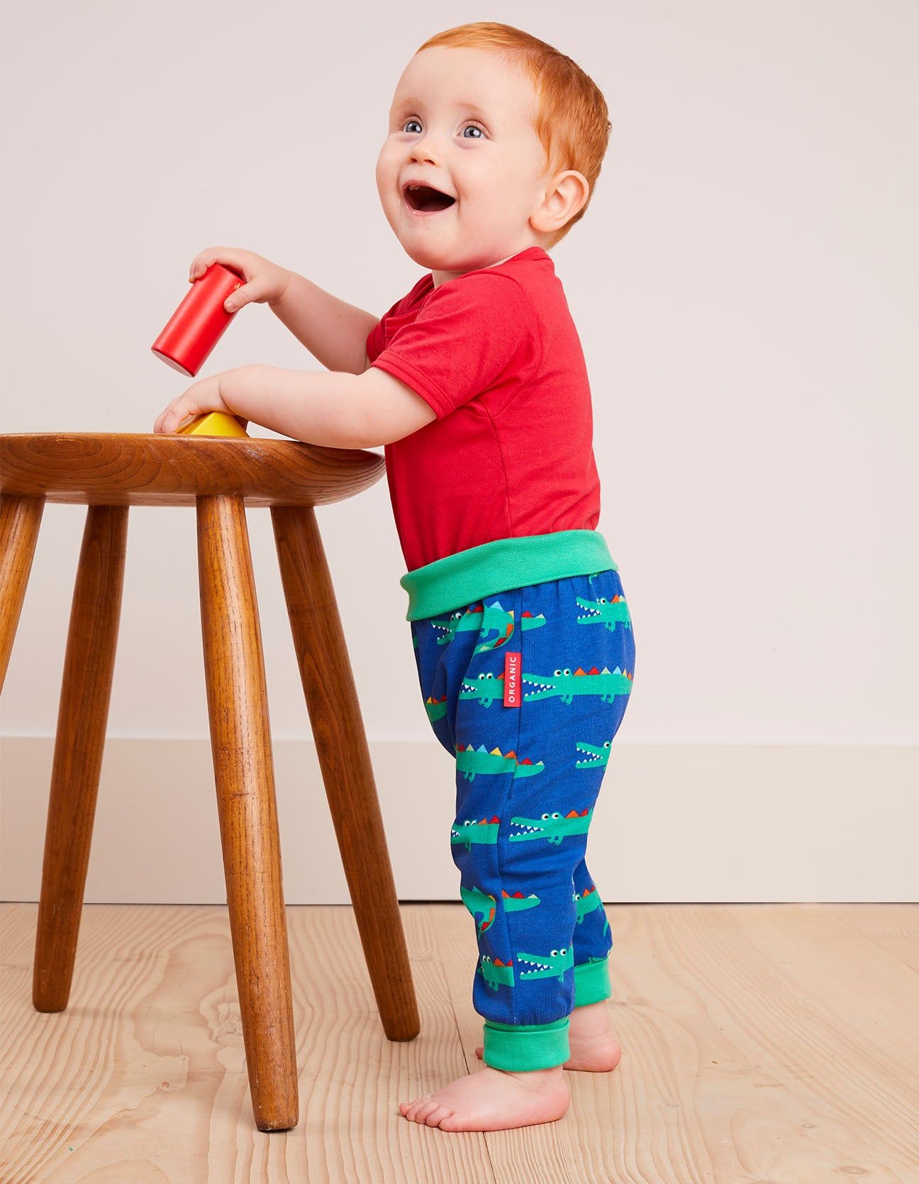 Toby Tiger Babyhose, Krokodildruck