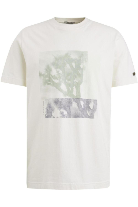 Cast Iron beige heren t-shirt