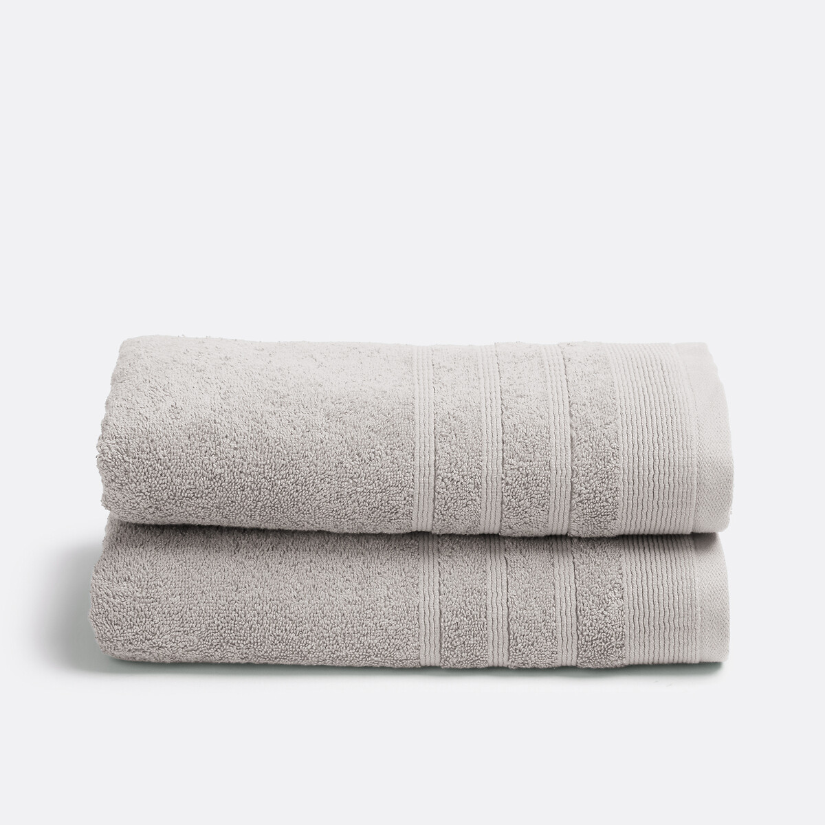 LA REDOUTE INTERIEURS<br>Conjunto de 2 toalhas felpudas 600 g/m², Zavara