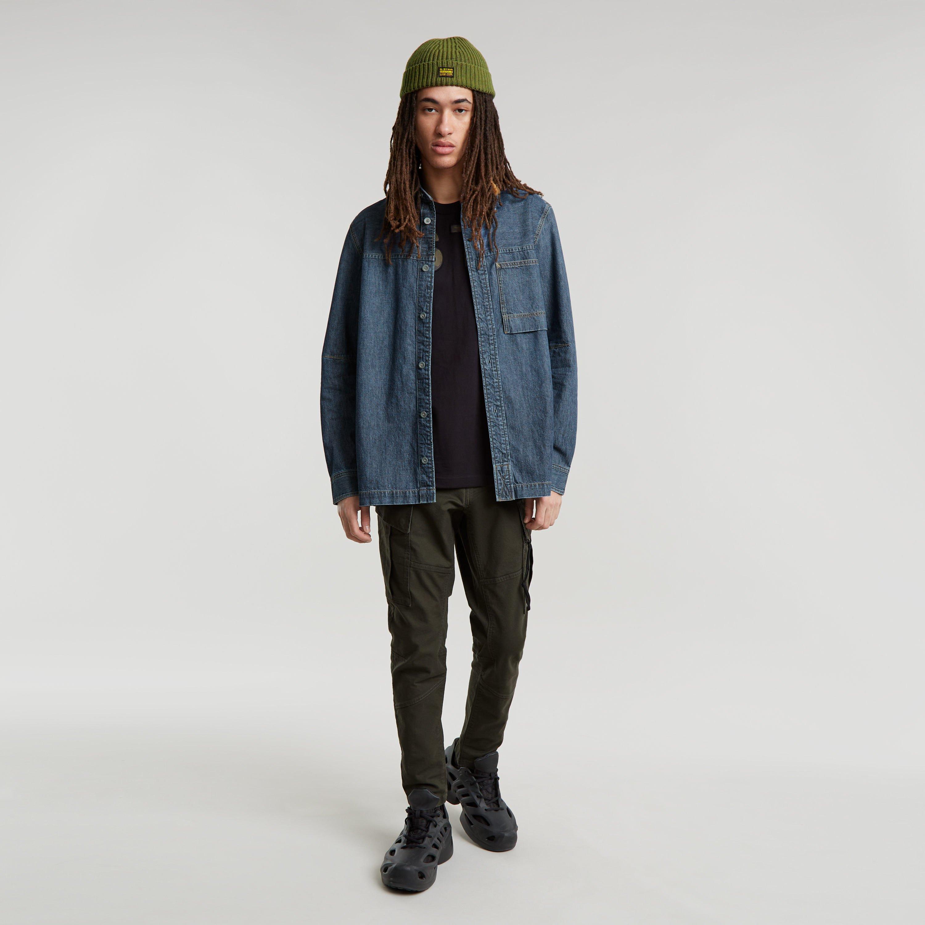 G Star Gstar 1 Pocket Denim Shirt Mens
