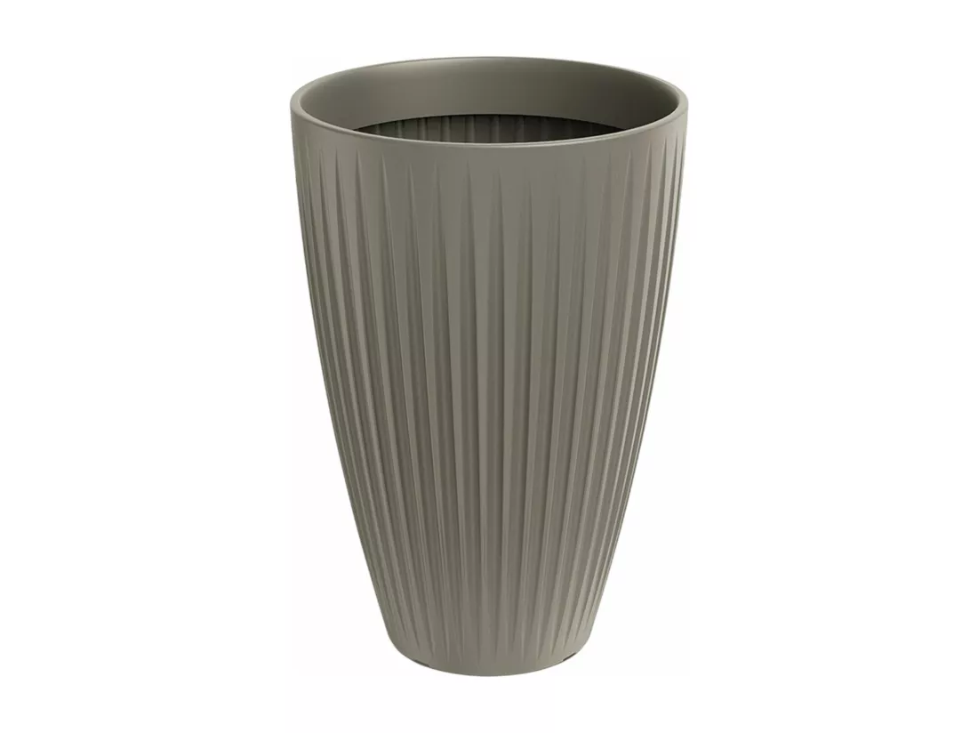 Pot Latia Round HIGH Ø60x58 moka