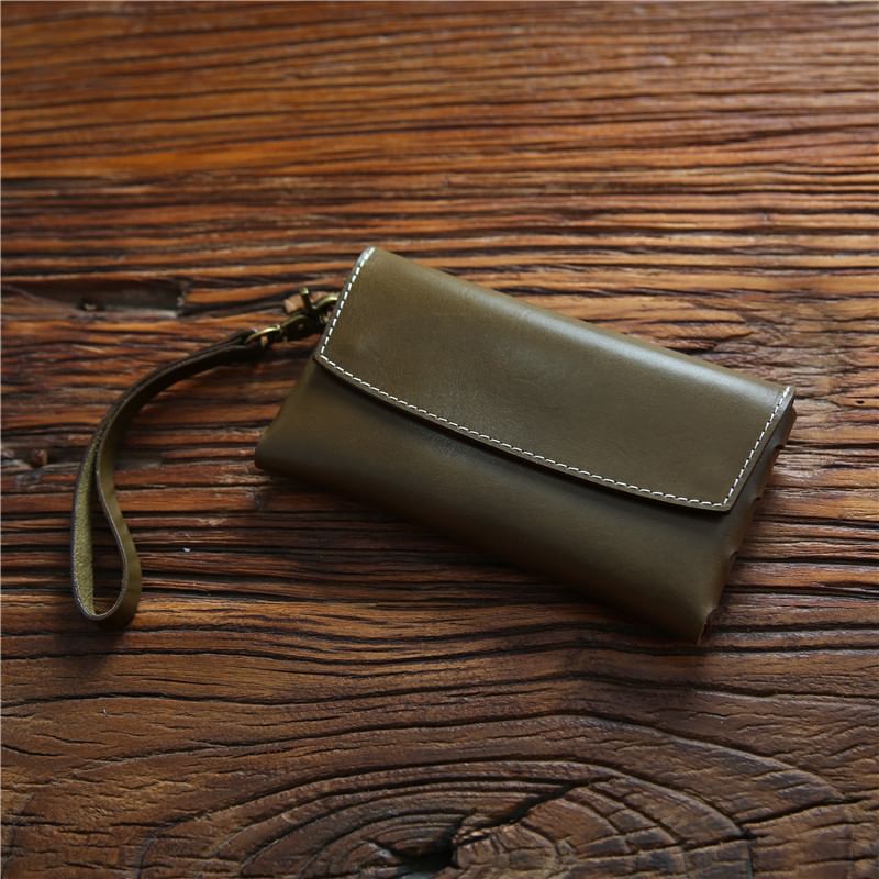 Wavecho - Kunstleren etui met klep