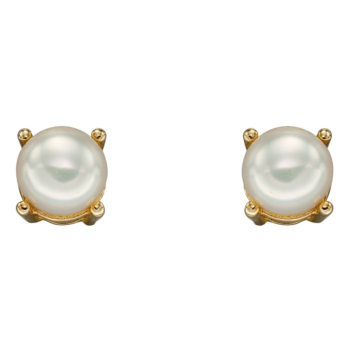 Boucle d'oreille Juin perle en or 375/1000