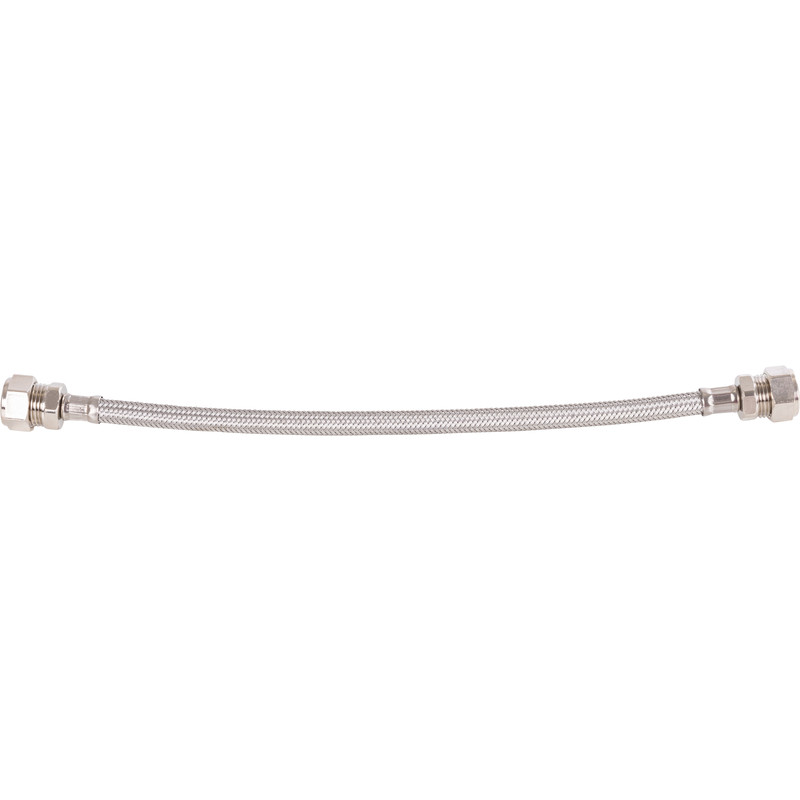 BPE RVS flexibele slang 35cm 15mm knel x 15mm knel