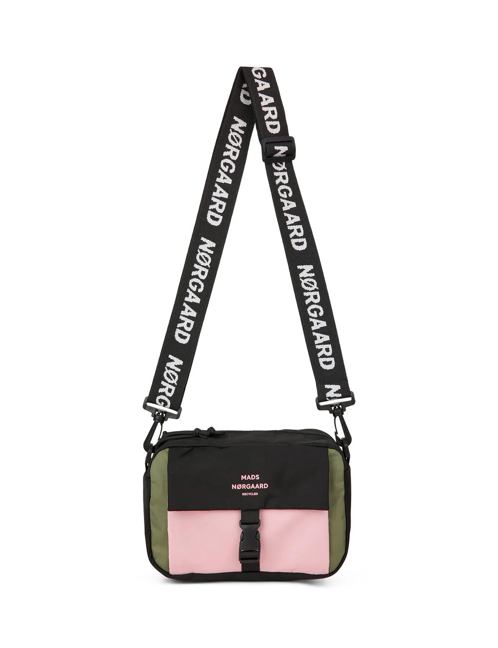 Mads Nørgaard  Tian Fae Block crossbodytaske - Black/Coral Cloud