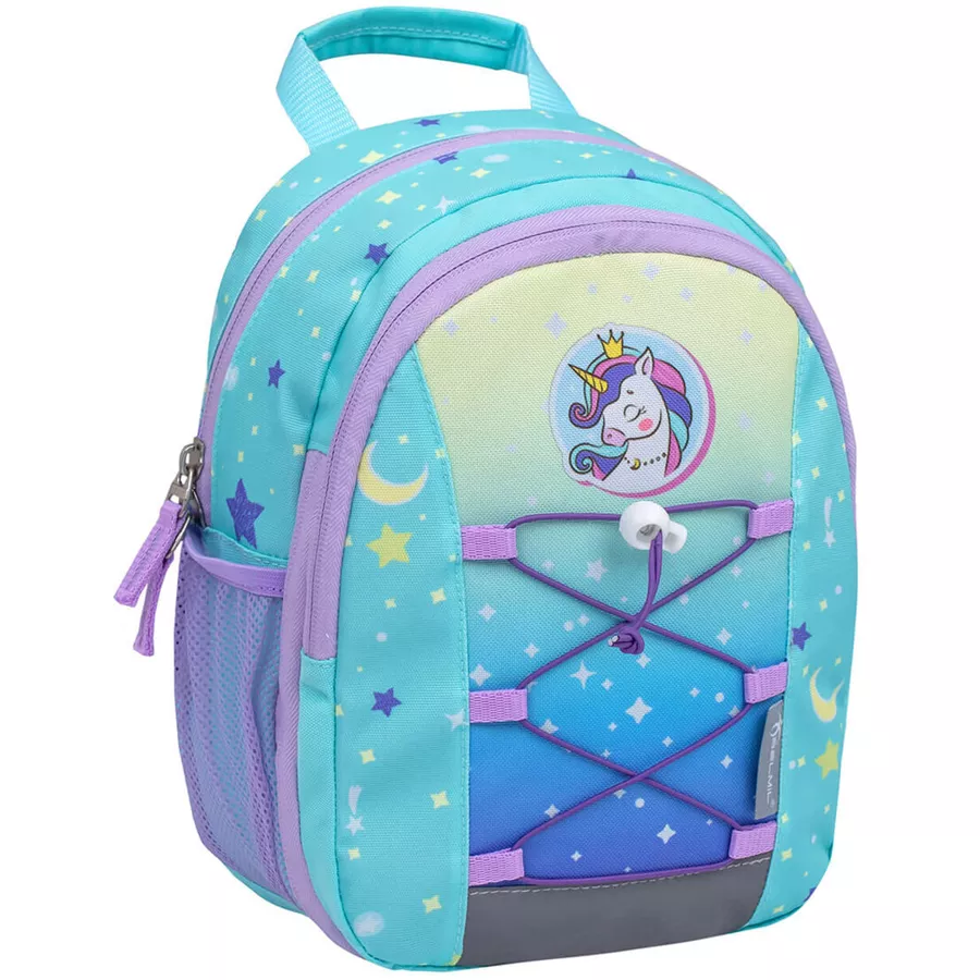 Belmil Kindergartenrucksack Mini Kiddy Kindergartenrucksack für 1-3 Jährige Kinder mit Brustgurt Cute Unicorn