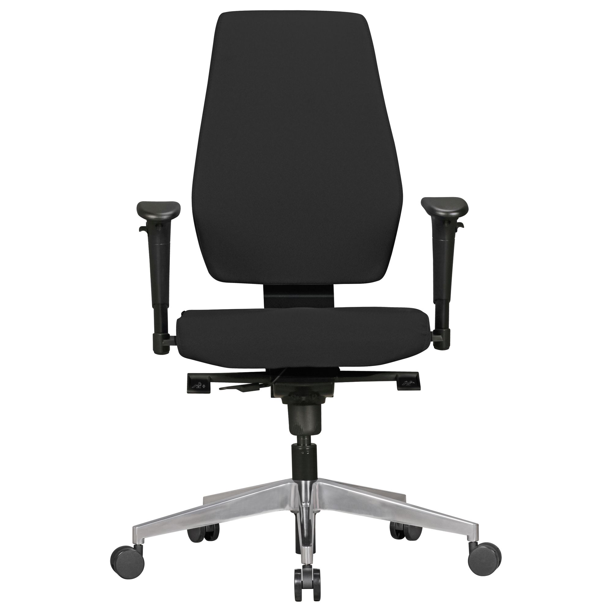 KADIMA DESIGN Bürostuhl Latina: Ergonomisches Design, Lendenwirbelstütze, höhenverstellbare Armlehnen, strapazierfähiger Stoff, Aluminium-Fußkreuz.
