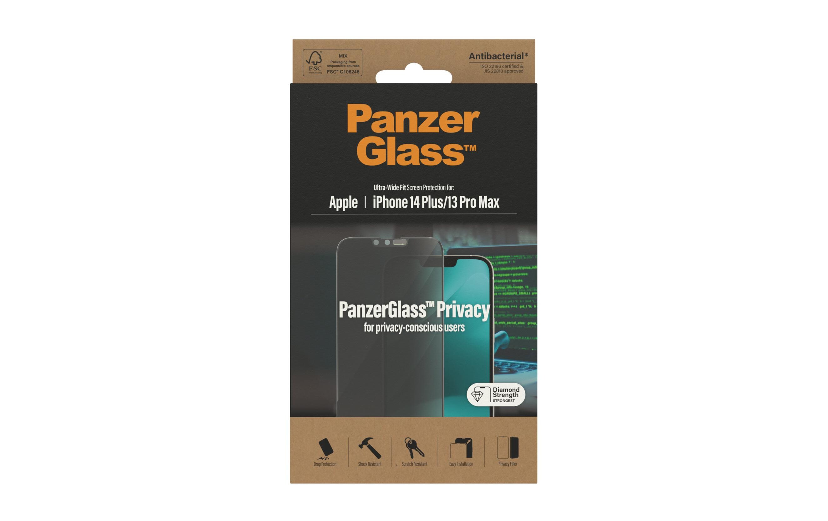 Displayschutz Ultra Wide Fit Privacy iPhone 14 PlusDisplay-Schutzfolie für das Apple iPhone 14 Plus/iPhone 13 Pro Max