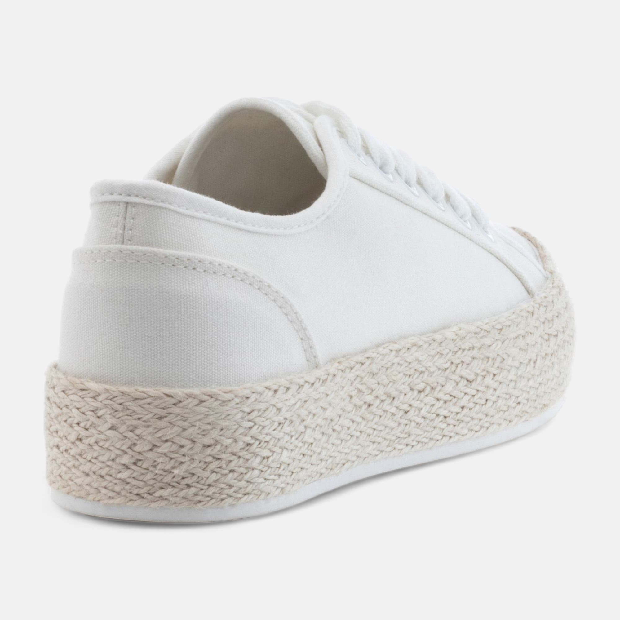 Baskets en toile Femme blanc