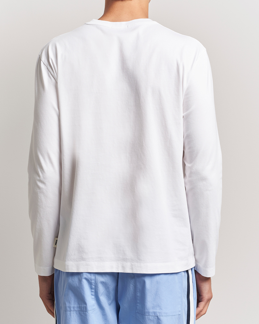 Tekla Organic Cotton Long Sleeve T-Shirt White