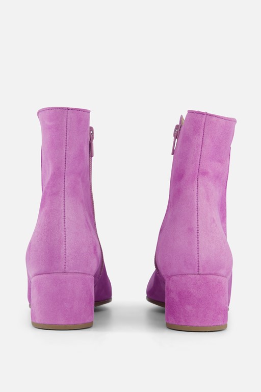 Gabor Enkellaarsjes paars Suede