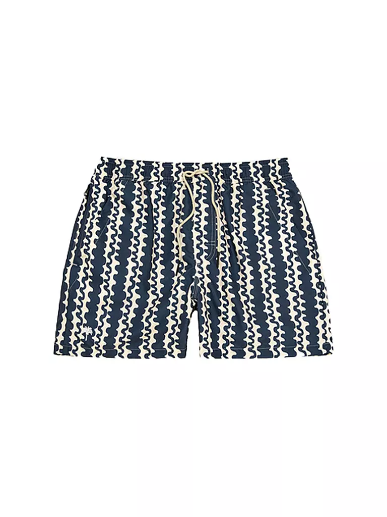 OAS Badeshorts BLUE SCRIBBLE blau