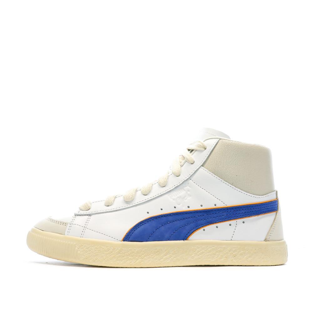 Puma Baskets Blanches Homme Puma Clyde Mid